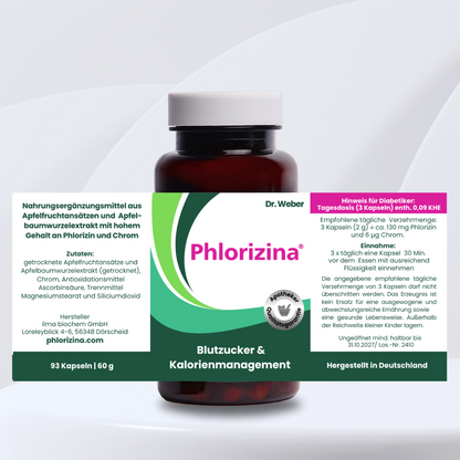 Phlorizina®  forte -  93 Kapseln | Blutzucker & Kalorien im Griff